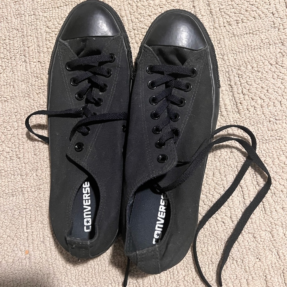 Converse All Black High-Tops